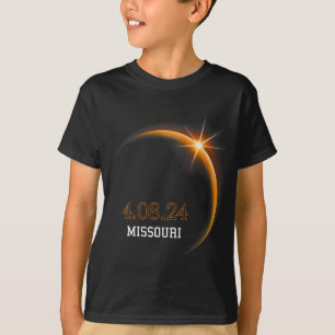 T-shirt Solar Eclipse 2024 Missouri Totality Spring 4.08.2