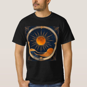 T-shirt Solar Eclipse Hills 2024 ou Ajouter un nom Hommes