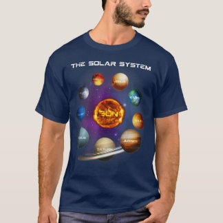T-shirt Solar System Planets Science Space Astronomy STEM