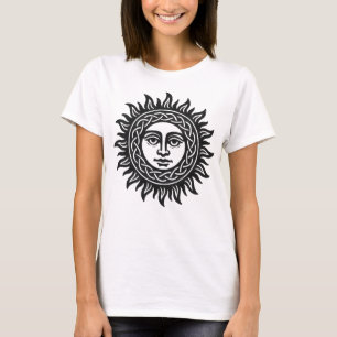 T-shirt Solar Visage Sigil – Tee-shirt à l'emblème du Sole