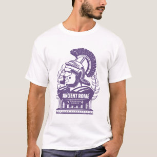 T-shirt Soldat antique ROME avec casque Galea