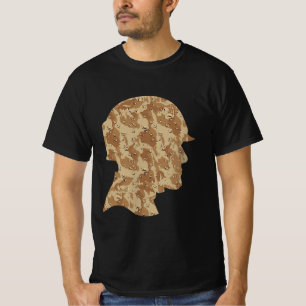 T-shirt Soldat avec camouflage du désert et casque