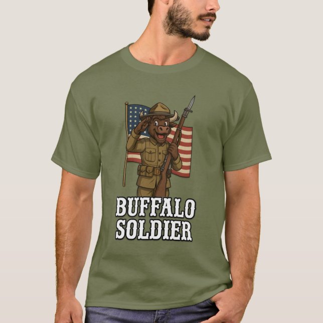 T-shirt Soldat Buffalo (Devant)