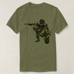 T-shirt Soldat camouflé