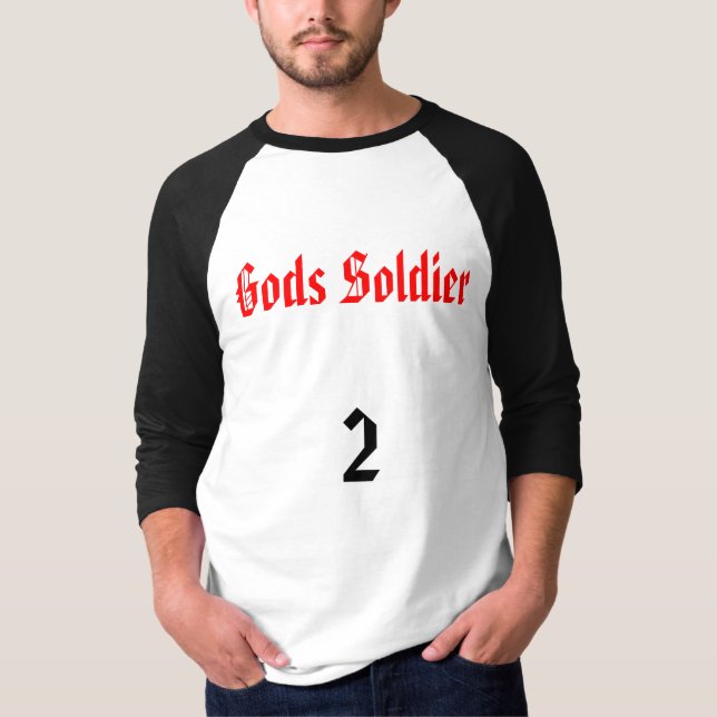 T-shirt Soldat d'armée de dieux (Devant)