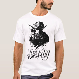T-shirt Soldat d'armée tactique moderne