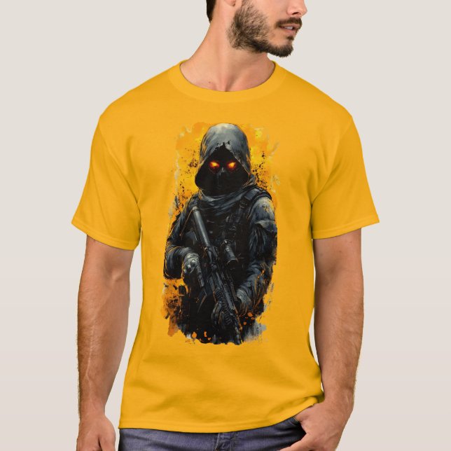 T-shirt soldat de guerre (Devant)