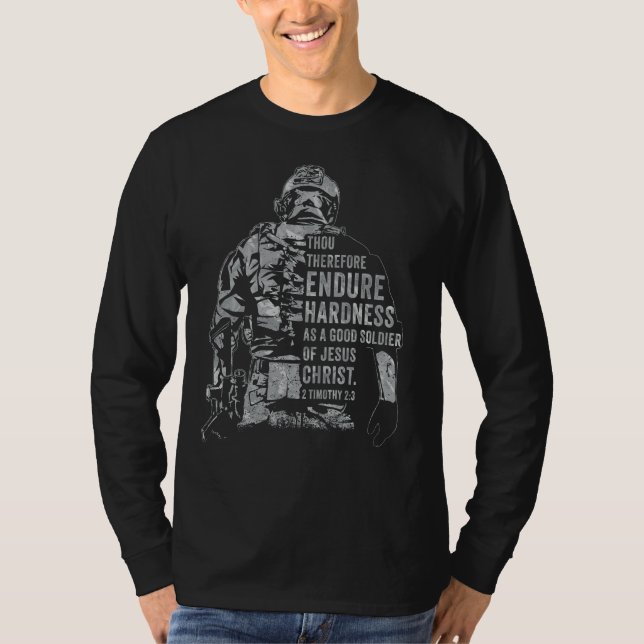 T-shirt Soldat de Jésus-Christ - Armée de la Foi chrétienn (Devant)