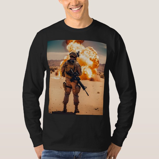 T-shirt Soldat de la guerre mondiale (Devant)