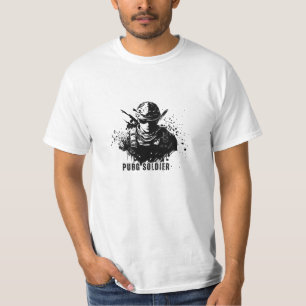 T-shirt soldat de pubg pour joueurs