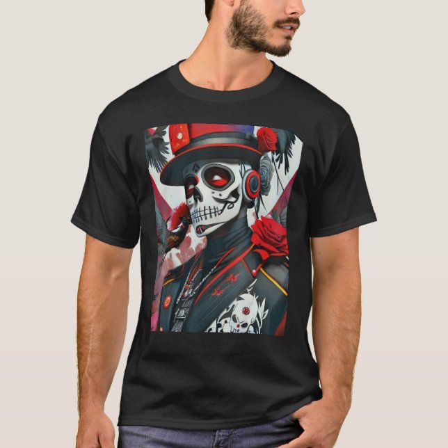 T-shirt Soldat Digital Skull (Devant)