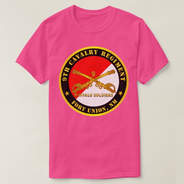 T-shirt Soldat du 9e régiment de cavalerie Fort Union NM B (Design devant)