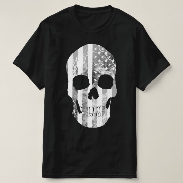 T-shirt Soldat du crâne USA (Design devant)