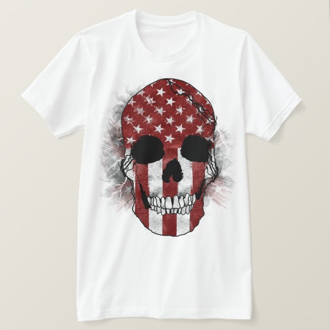 T-shirt Soldat du guerrier du crâne (Design devant)