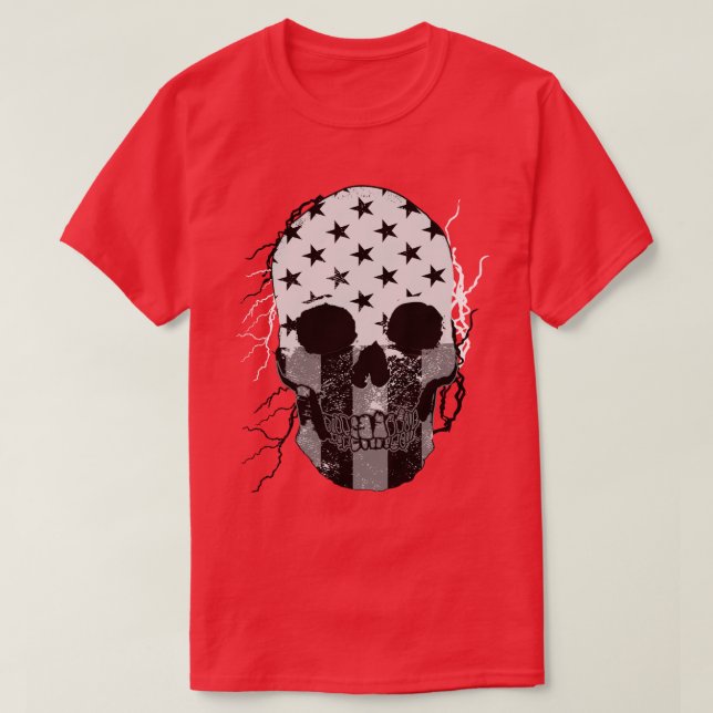 T-shirt Soldat du guerrier du crâne (Design devant)