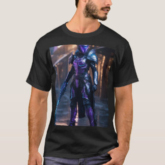 T-shirt Soldat elfe de la science ultime : guerrier cybern