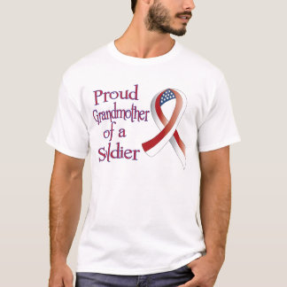 T-shirt Soldat fier de grand-mère