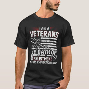 T-shirt Soldat Honor Duty America L'enrôlement n'a pas d'e
