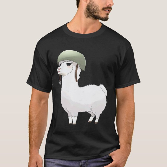 T-shirt soldat lama patriote intrépide (Devant)