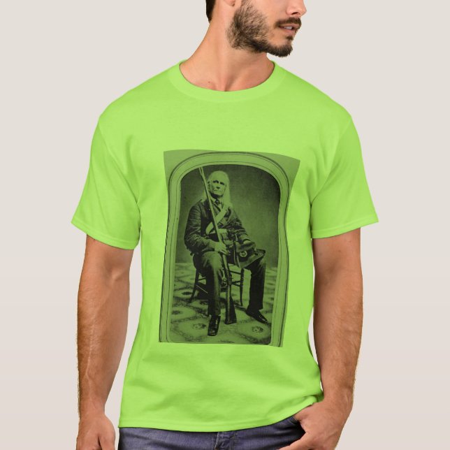 T-shirt Soldat rebelle d'Edmund Ruffin (Devant)