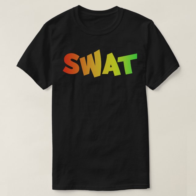 T-shirt Soldat SWAT coloré (Design devant)