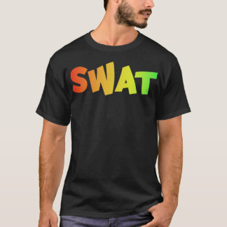 T-shirt Soldat SWAT coloré