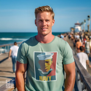 T-shirt Soldat Vintage Patriotique de la marine américaine