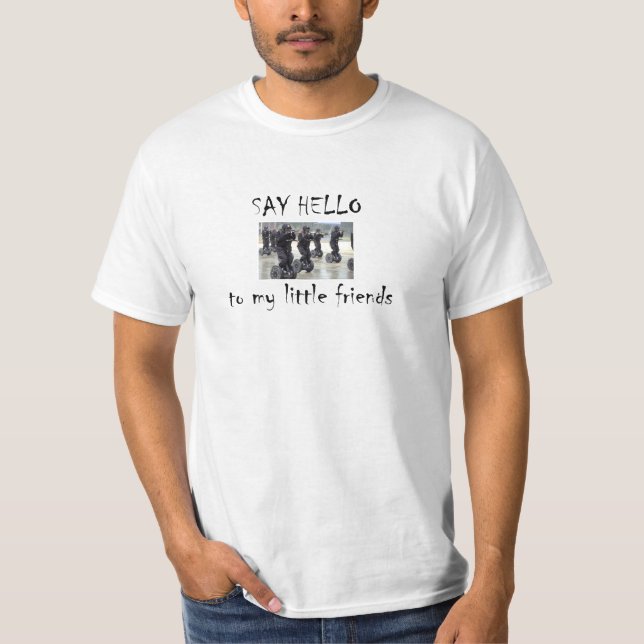 T-shirt soldats chinois sur des segways (Devant)