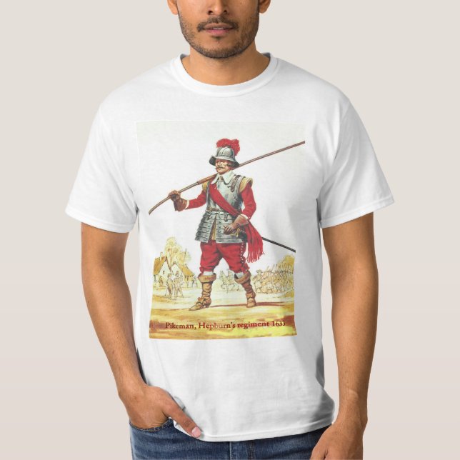 T-shirt Soldats de la reine, le régiment de Hepburn de (Devant)