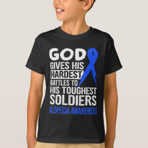 T-shirt Soldats les plus touchants de Dieu ALOPÉCIA SENSIB