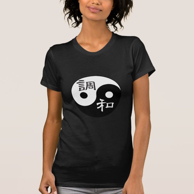 T-shirt Solde et harmonie Yin yang (Devant)