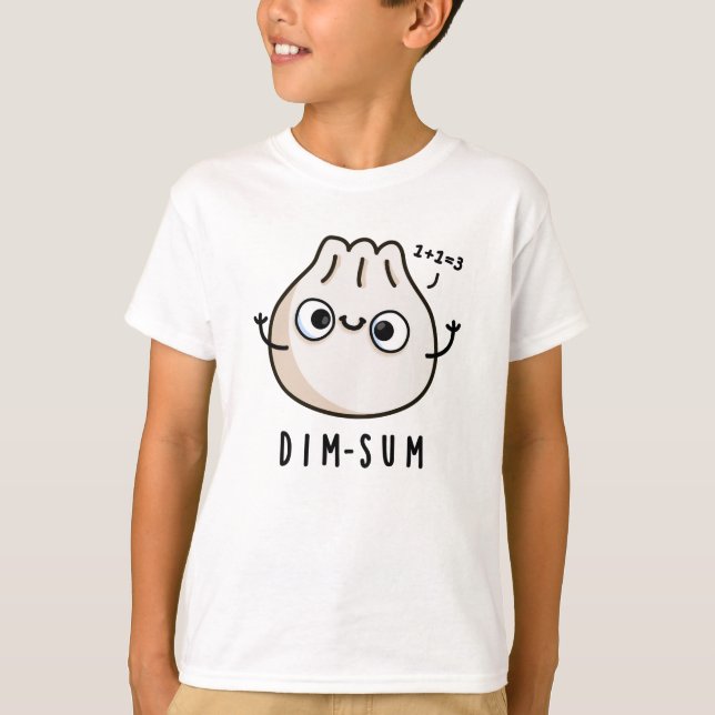 T-shirt Soldes mathématiques Dim-sum Funny Dimsum (Devant)