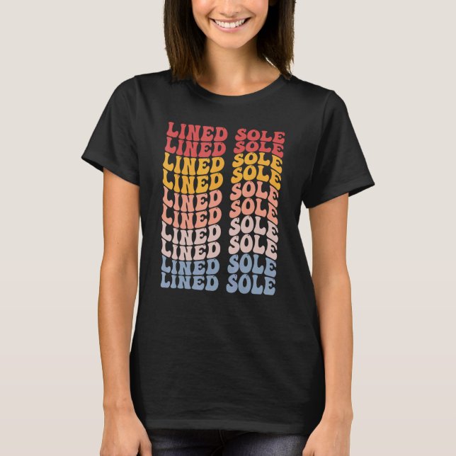 T-shirt Sole Lignée Groovy Poisson Rétro (Devant)