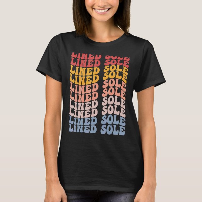 T-shirt Sole Lignée Groovy Poisson Rétro (Devant)