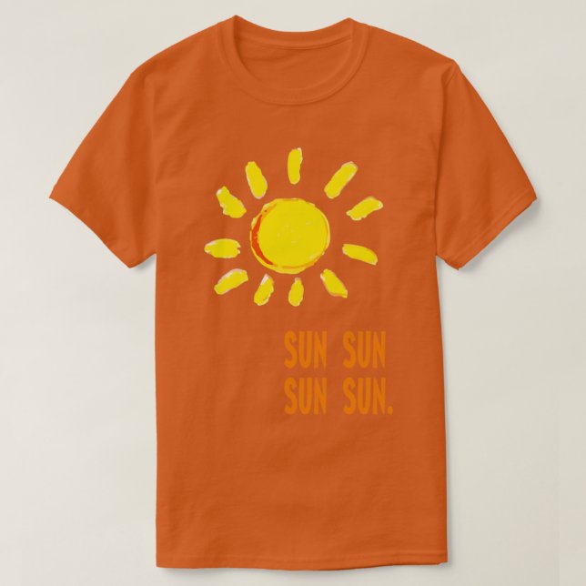 T-shirt soleil (Design devant)