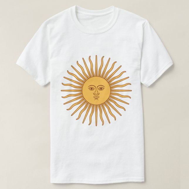 T-shirt Soleil argentin (Design devant)
