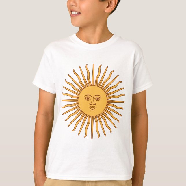 T-shirt Soleil argentin (Devant)