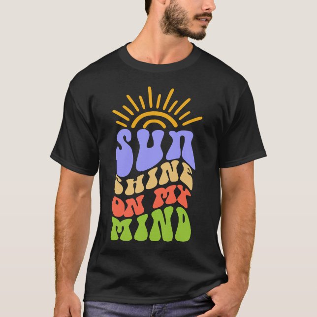 T-shirt Soleil Brille Sur Mon Esprit (Devant)