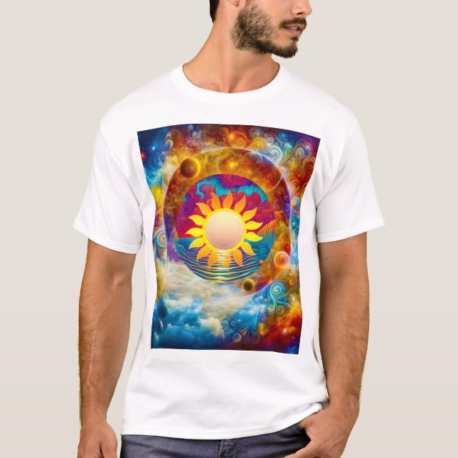 T-shirt Soleil cosmique (Devant)