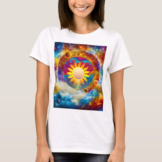 T-shirt Soleil cosmique (Devant)