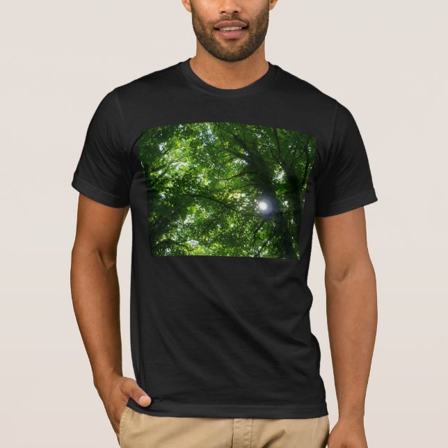 T-shirt Soleil dans les arbres (Devant)