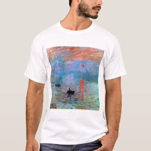 T-shirt Soleil de l'impression Claude Monet