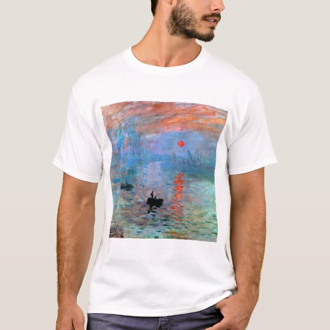 T-shirt Soleil de l'impression Claude Monet (Devant)