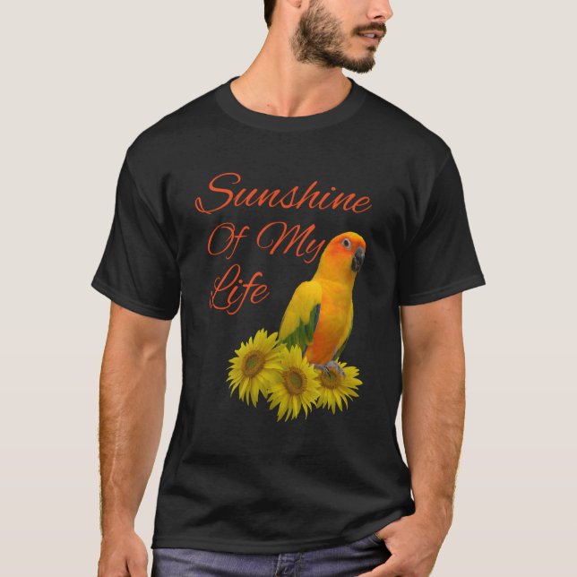 T-shirt Soleil de perroquet de Sun Conure (Devant)
