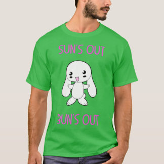 T-shirt Soleil dehors Bun's out mignon lapin mou