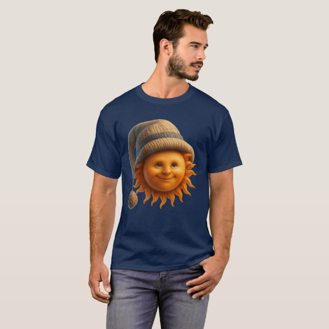 T-shirt Soleil d'hiver Cozy ☀️🧣 (Devant entier)