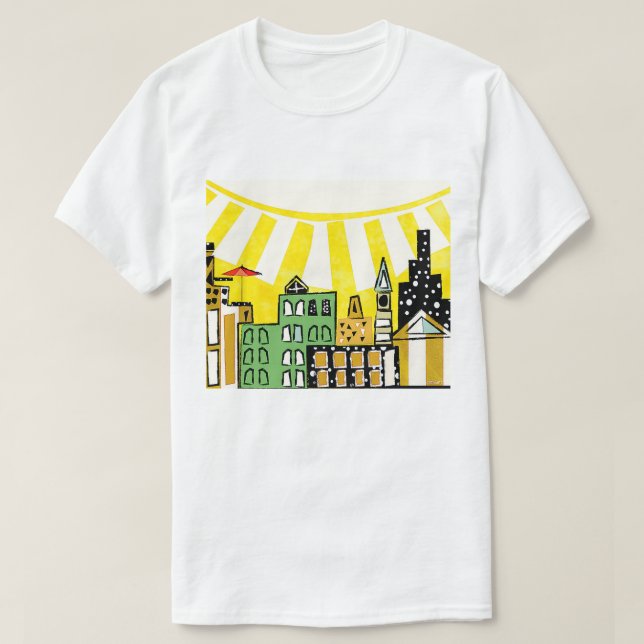 T-SHIRT SOLEIL EN VILLE ! (Design devant)