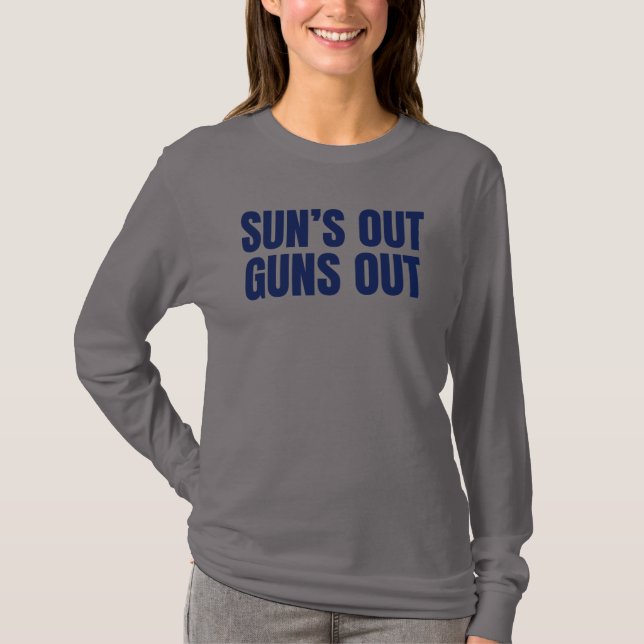 T-shirt Soleil en vue, muscles en vue (Devant)