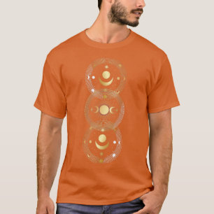T-shirt soleil et lune 1 Noire