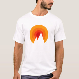T-shirt Soleil et montagnes